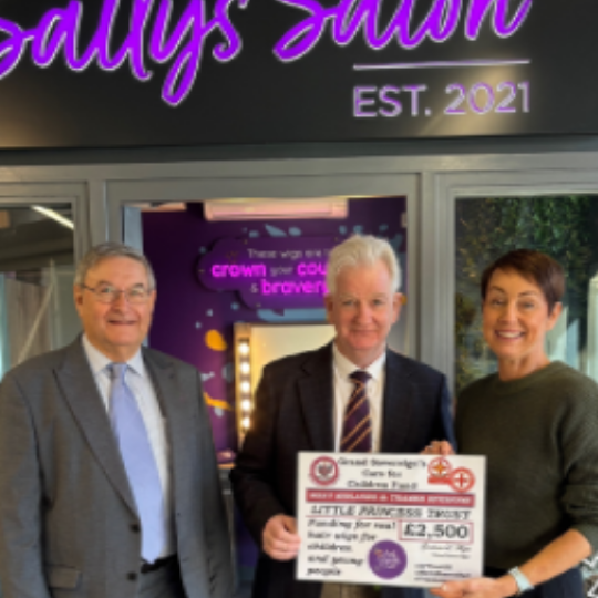 £2,500 to The Little Princess Trust