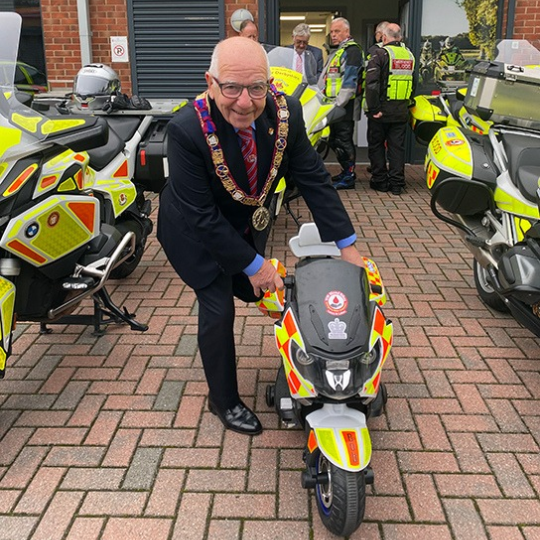 Running cost donation to Blood Bikes