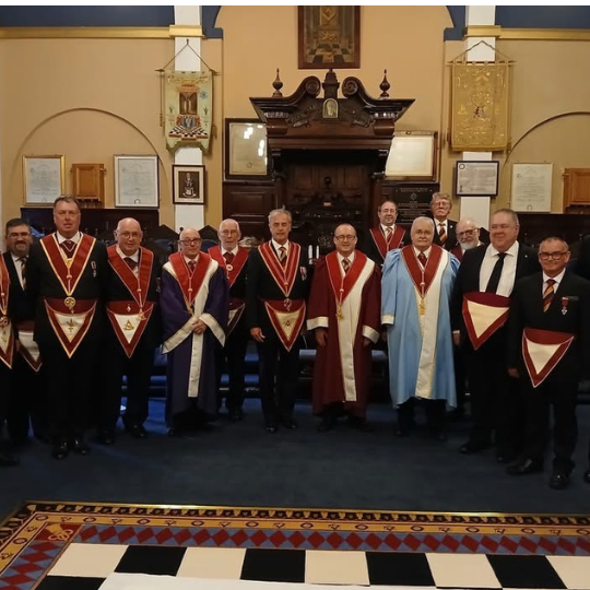 Three Candidates Advanced in Double Ceremony at Merthyr Tydfil Council No. 120