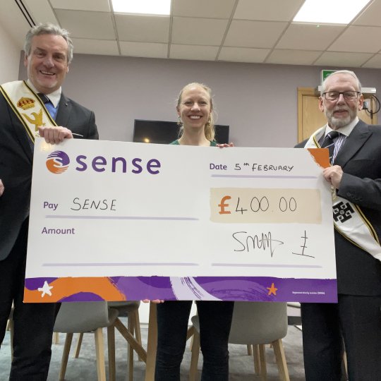 Donation to SENSE from Notfelle Conclave