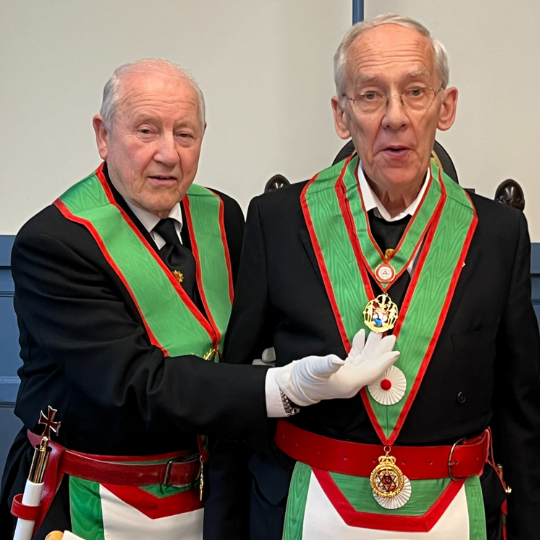 The first Grand Master's Keystone Fund Lodge