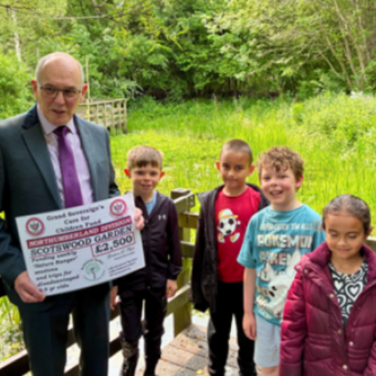 Scotswood Garden Receives £2,500 from Northumberland