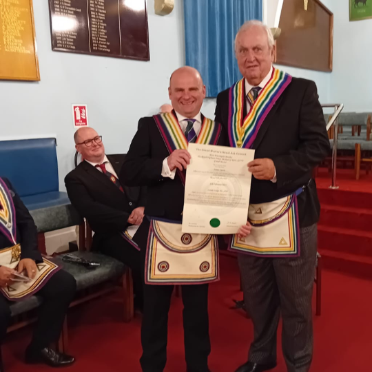 A new brother joins Strode Royal Ark Mariners