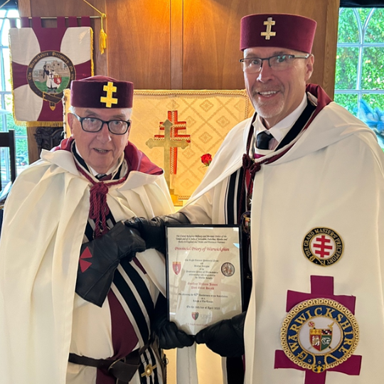 Celebrating 40 Years in K.T. - Provincial Prior of Warwickshire